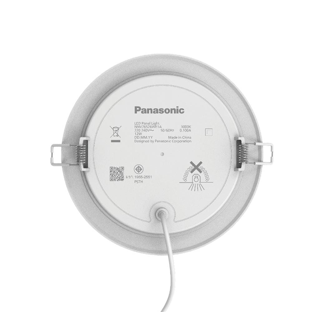 ดาวน์ไลท์ LED PANASONIC NNV76526WE1A 6 นิ้ว 12 วัตต์ WARM WHITE สีขาว