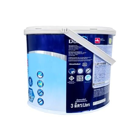 สีน้ำทาภายนอก ชนิดด้าน DULUX SUPERCOTE BASE E สีขาว 3 ลิตร_1