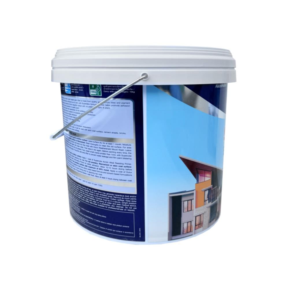 สีน้ำทาภายนอก ชนิดด้าน DULUX SUPERCOTE BASE B สีขาว 9 ลิตร