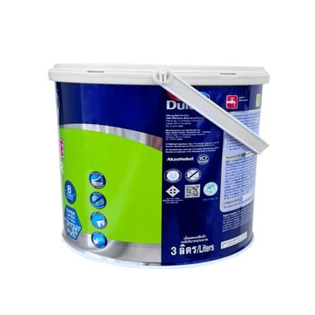 สีน้ำทาภายใน ชนิดด้าน DULUX SUPERCOTE BASE B สีขาว 3 ลิตร_1