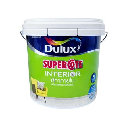 สีน้ำทาภายใน ชนิดด้าน DULUX SUPERCOTE BASE B สีขาว 9 ลิตร_0