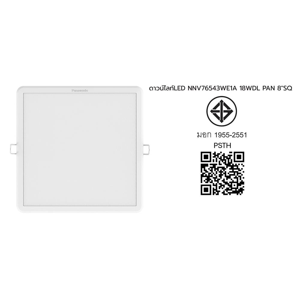 ดาวน์ไลท์ LED PANASONIC NNV76543WE1A 8 นิ้ว 18 วัตต์ DAYLIGHT สีขาว