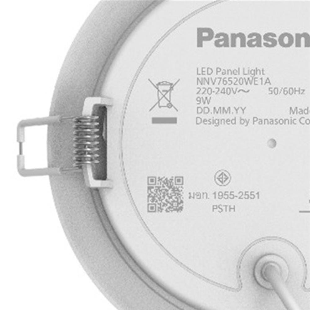 ดาวน์ไลท์ LED PANASONIC NNV76520WE1A 5 นิ้ว 9 วัตต์ WARM WHITE สีขาว