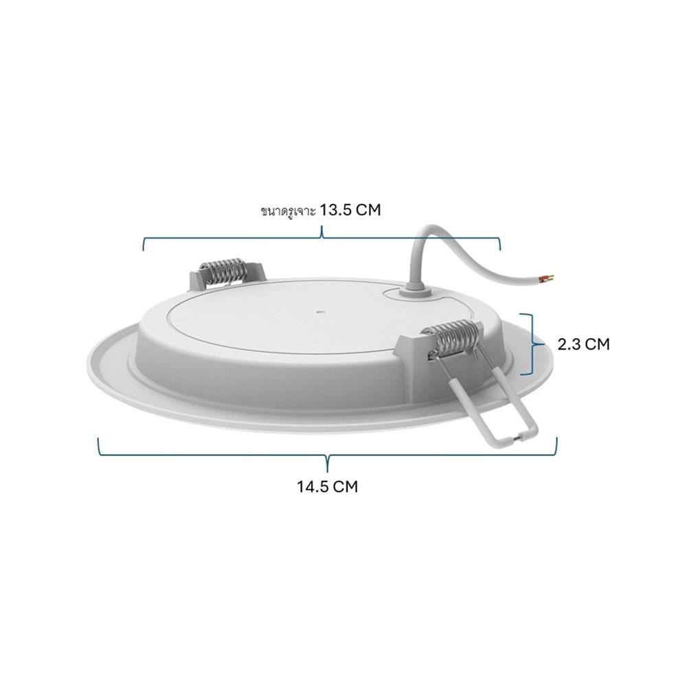 ดาวน์ไลท์ LED PANASONIC NNV76520WE1A 5 นิ้ว 9 วัตต์ WARM WHITE สีขาว