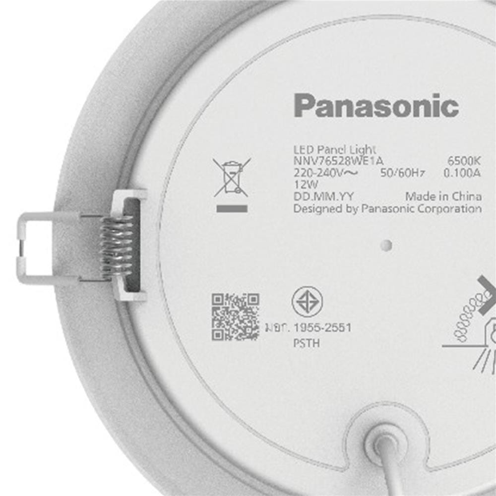 ดาวน์ไลท์ LED PANASONIC NNV76528WE1A 6 นิ้ว 12 วัตต์ DAYLIGHT สีขาว