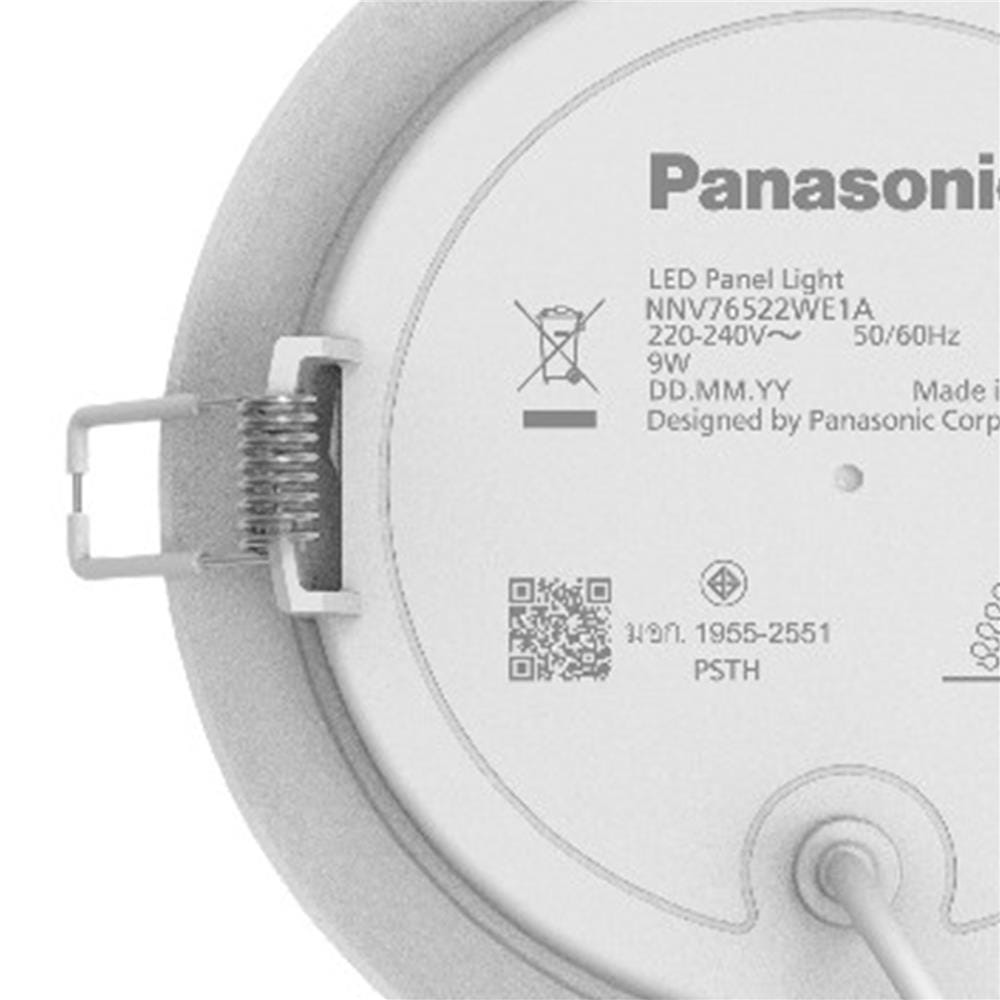ดาวน์ไลท์ LED PANASONIC NNV76522WE1A 5 นิ้ว 9 วัตต์ DAYLIGHT สีขาว