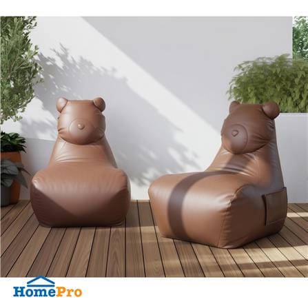 เบาะรองนั่ง SNAZZ TEDDY 25x34 นิ้ว สีน้ำตาล_4