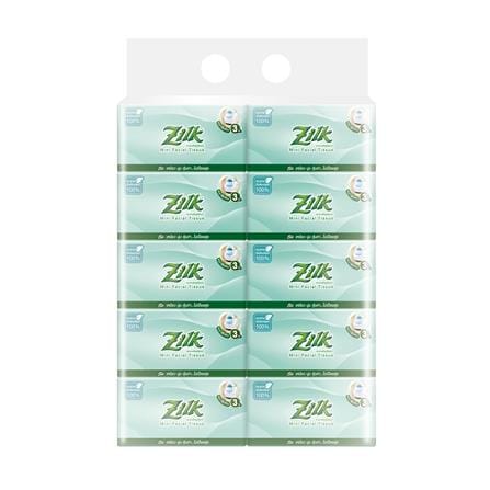 กระดาษเช็ดหน้า ZILK MINI SOFT PACK 130 แผ่น (แพ็ก 10 ชิ้น)_0