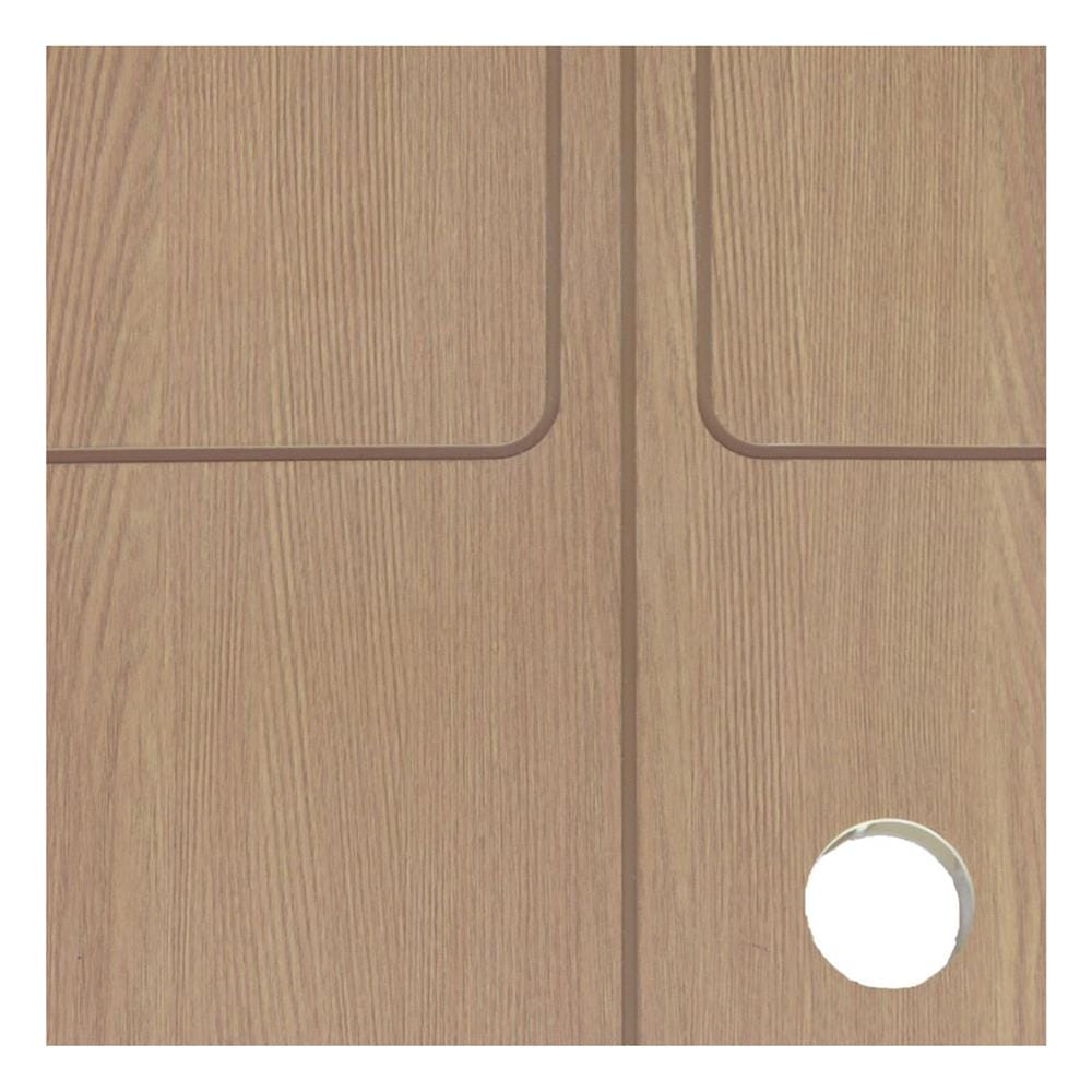 ประตูภายใน WPC เจาะลูกบิด MODERNWOOD MWPC01 90x200 ซม. สี HAZELNUT