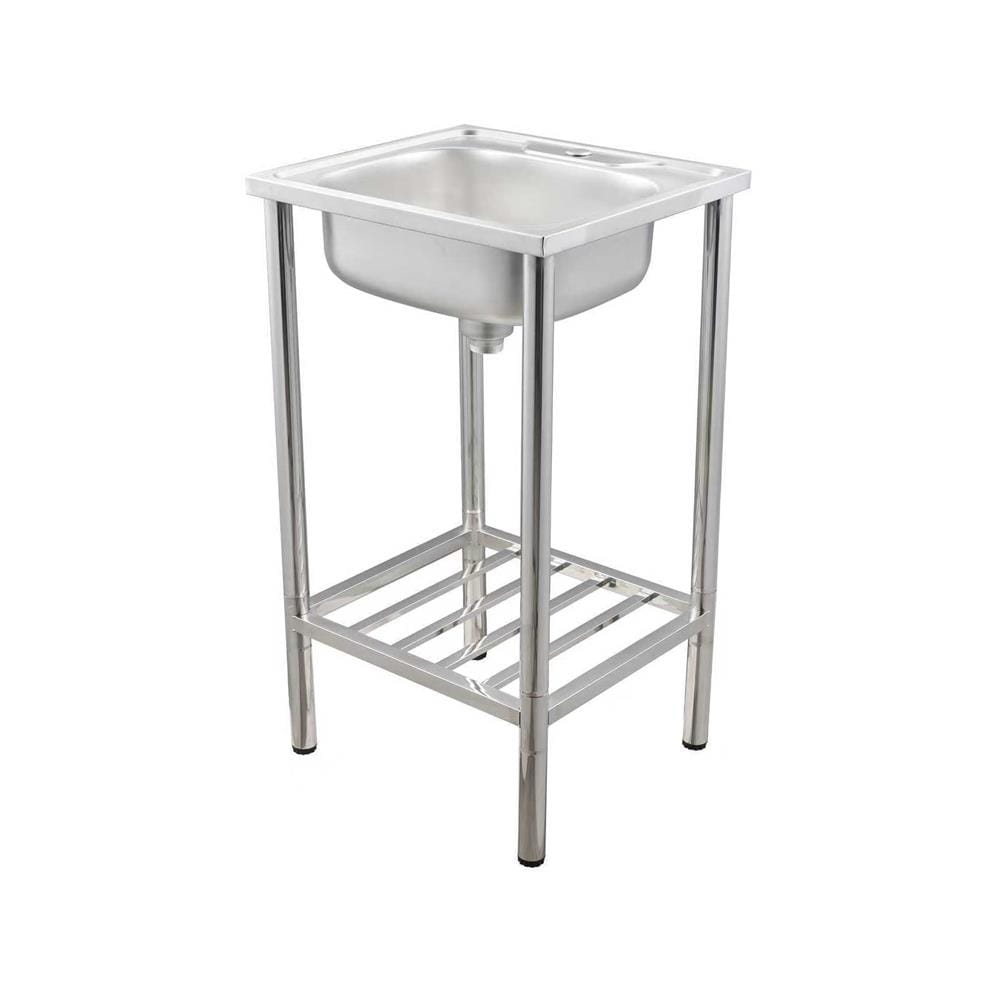 ซิงค์ขาตั้ง 1 หลุม DYNA HOME DH-5045-TB สีเงิน