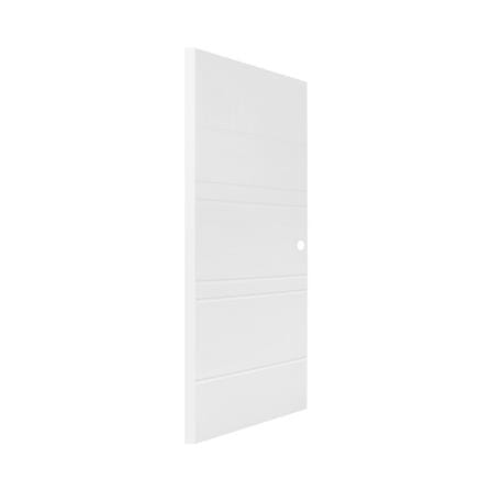 ประตูภายนอก UPVC เจาะลูกบิด MODERNWOOD MWR010 90x200 ซม. สีขาว_1