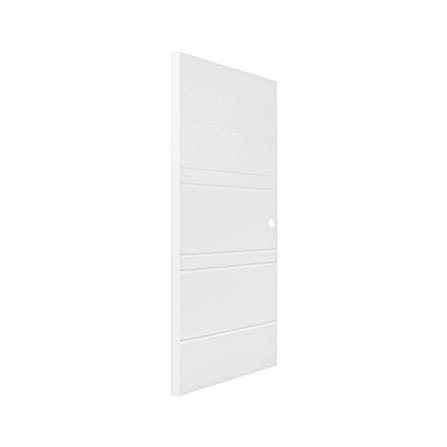 ประตูภายนอก UPVC เจาะลูกบิด MODERNWOOD MWR010 70x200 ซม. สีขาว_1