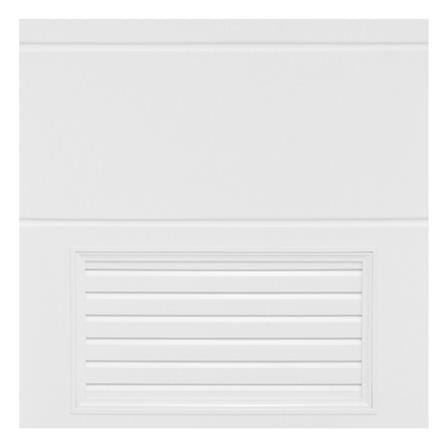 ประตูห้องน้ำ UPVC เจาะลูกบิด MODERNWOOD MLIR010 80x200 ซม. สีขาว_2