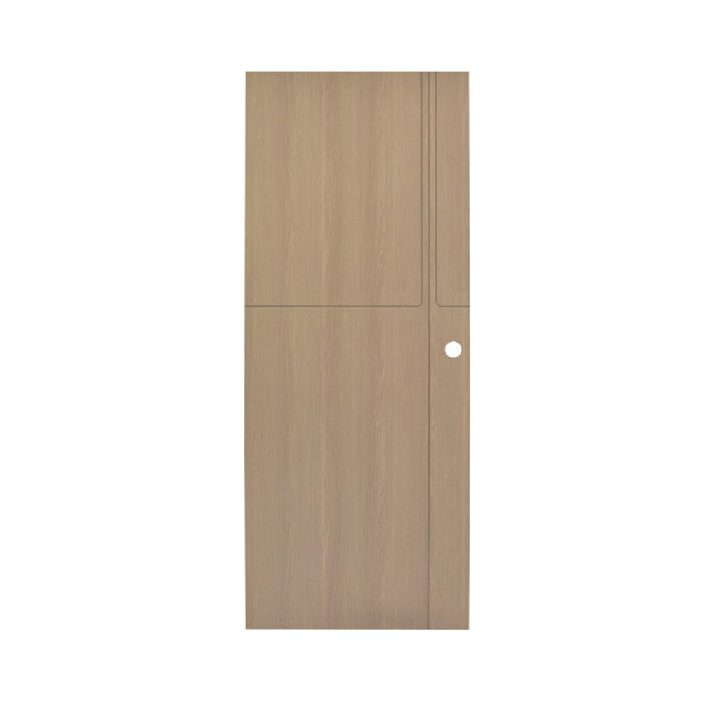 ประตูห้องน้ำ WPC เจาะลูกบิด MODERNWOOD MWPC01 70x200 ซม. สี HAZELNUT