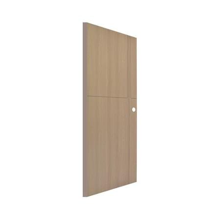 ประตูภายใน WPC เจาะลูกบิด MODERNWOOD MWPC01 70x200 ซม. สี HAZELNUT_1