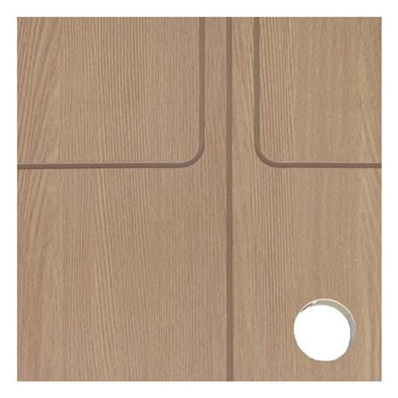 ประตูภายใน WPC เจาะลูกบิด MODERNWOOD MWPC01 70x200 ซม. สี HAZELNUT_2