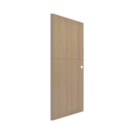ประตูห้องน้ำ WPC เจาะลูกบิด MODERNWOOD MWPC01 70x200 ซม. สี HAZELNUT_1