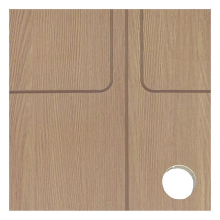 ประตูห้องน้ำ WPC เจาะลูกบิด MODERNWOOD MWPC01 70x200 ซม. สี HAZELNUT_2