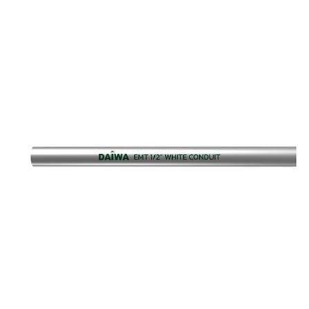 ท่อตรงเหล็กบาง EMT DAIWA 1/2 นิ้ว ยาว 3 เมตร สีเงิน_0