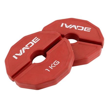 แผ่นน้ำหนัก IVADE สีแดง 1 กก. 2 แผ่น_3