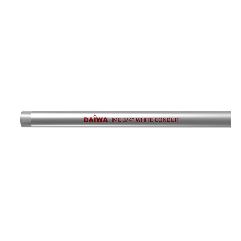 ท่อตรงเหล็กหนา IMC DAIWA 3/4 นิ้ว ยาว 3 เมตร สีเงิน_1