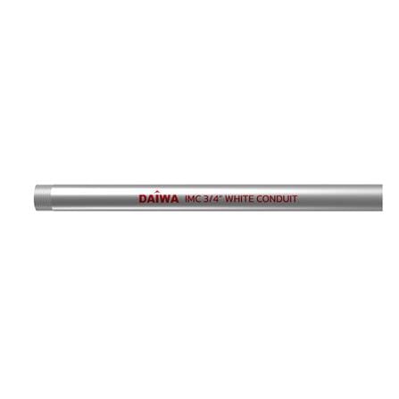 ท่อตรงเหล็กหนา IMC DAIWA 3/4 นิ้ว ยาว 3 เมตร สีเงิน_0