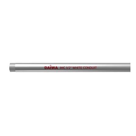 ท่อตรงเหล็กหนา IMC DAIWA 1/2 นิ้ว ยาว 3 เมตร สีเงิน_0