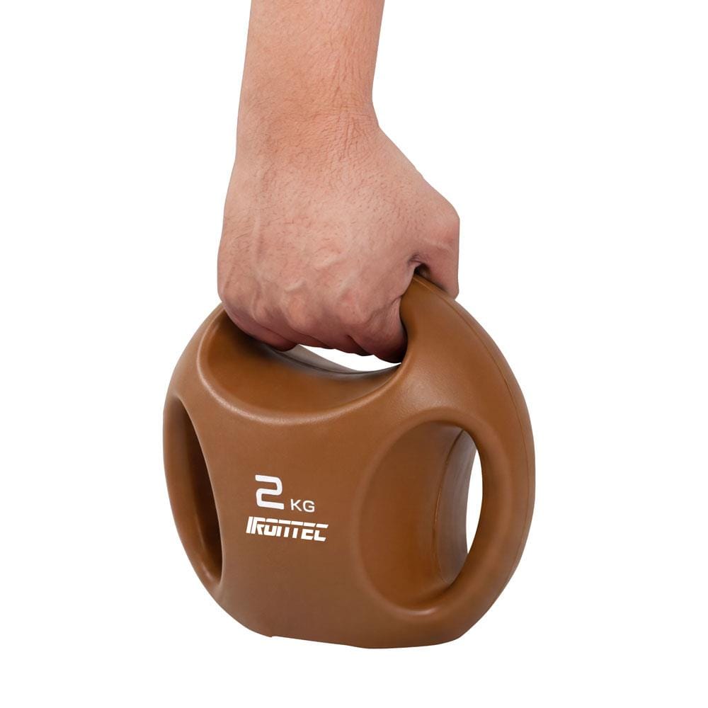 เคตเทิลเบล IRONTEC 3-HAND 2 กก.สี CHOCOLATE