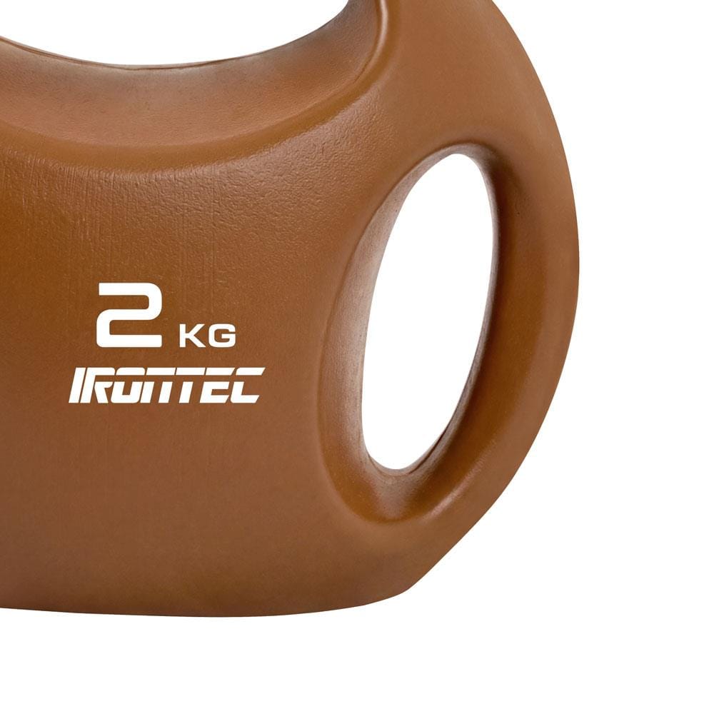 เคตเทิลเบล IRONTEC 3-HAND 2 กก.สี CHOCOLATE