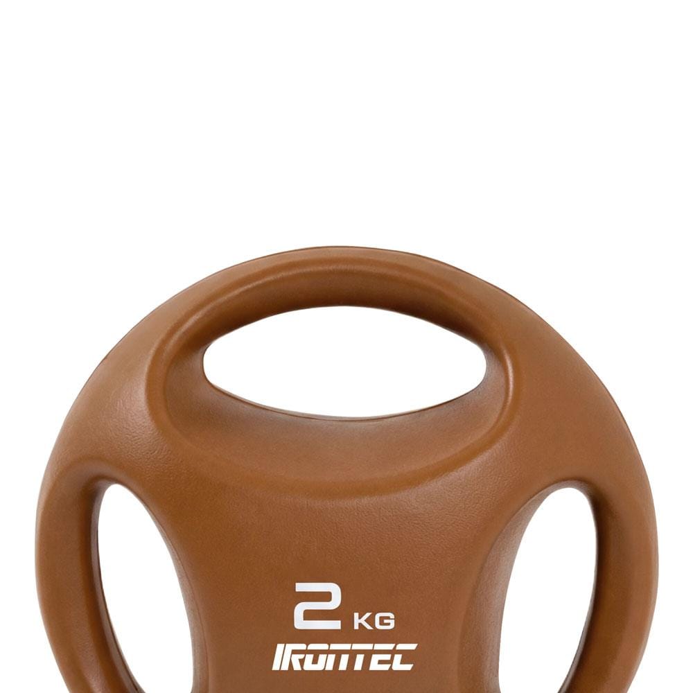 เคตเทิลเบล IRONTEC 3-HAND 2 กก.สี CHOCOLATE