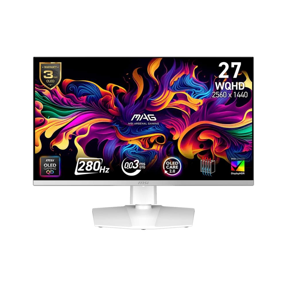 จอมอนิเตอร์ 27 นิ้ว MSI MAG 272QPW QD-OLED X28