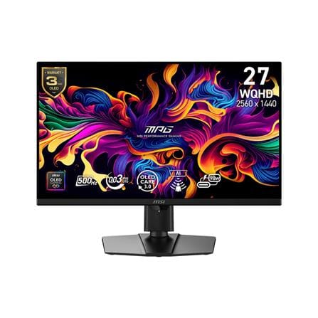 จอมอนิเตอร์ 27 นิ้ว MSI MPG 271QR QD-OLED X50_0