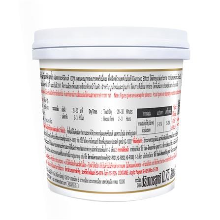 สีน้ำทาภายนอก ชนิดเงา WOODTECT HERO PAINT PEARL EFFECT BASE A MU-606 สีน้ำเงิน 0.75 ลิตร_1