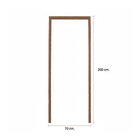 วงกบประตูไม้สังเคราะห์ WPC MODERNWOOD 70x200 ซม. สี HAZELNUT_4
