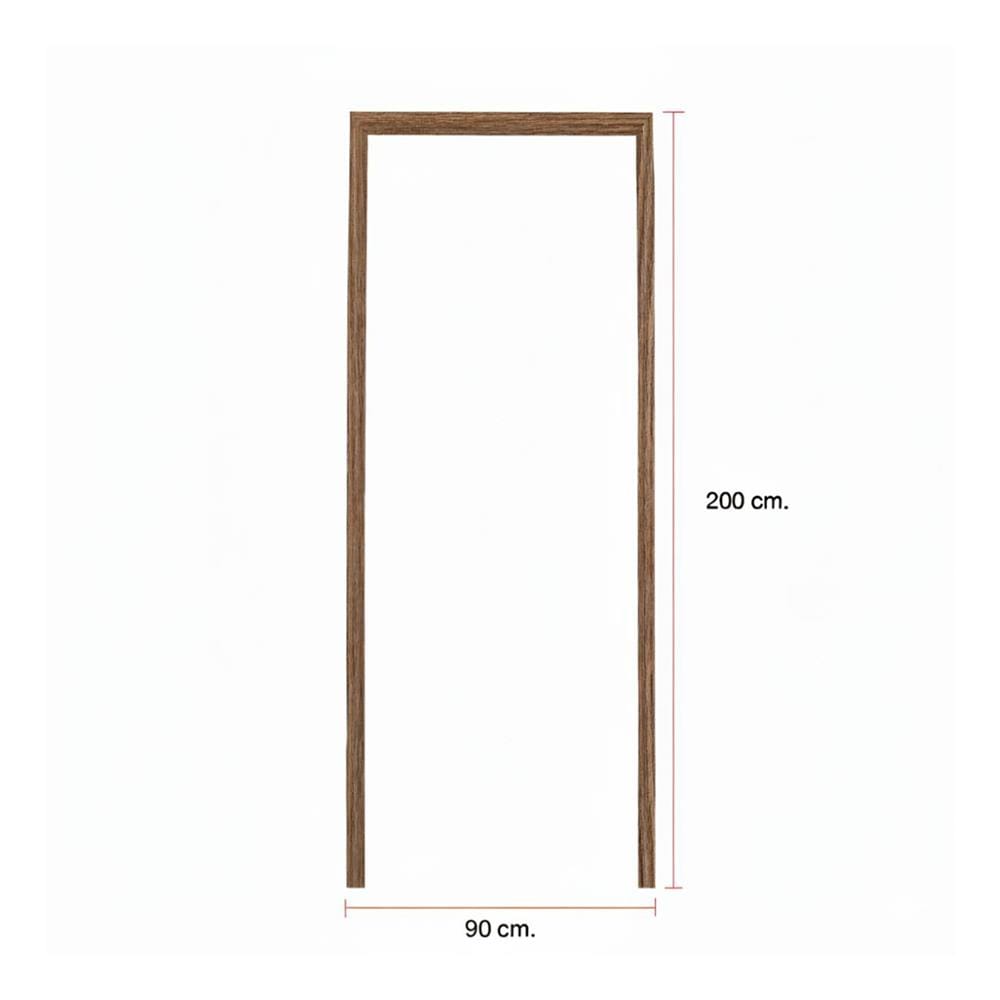วงกบประตูไม้สังเคราะห์ WPC MODERNWOOD 90x200 ซม. สี HAZELNUT