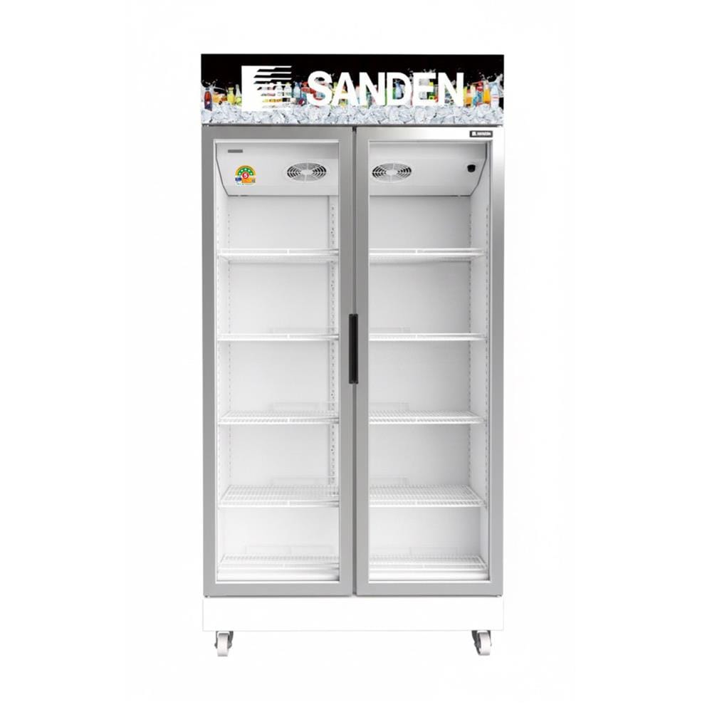 ตู้เครื่องดื่ม 2 ประตู SANDEN SPN1000 23 คิว สีขาว
