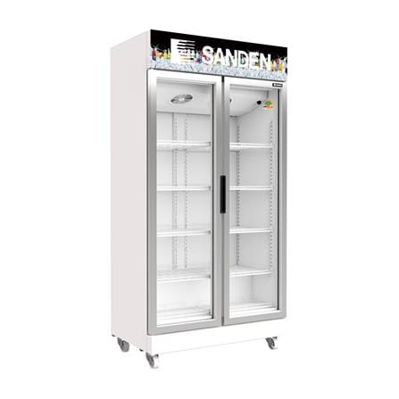 ตู้เครื่องดื่ม 2 ประตู SANDEN SPN1000 23 คิว สีขาว_2