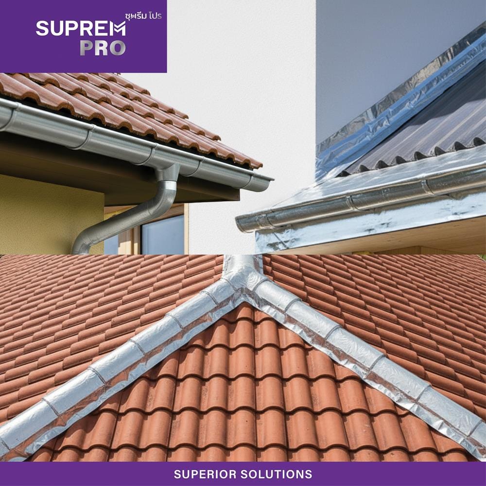 เทปบิวทิลกันน้ำรั่วซึม SUPREMPRO 0.10x10 ม. สีดำ