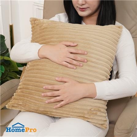หมอนอิง HOME LIVING STYLE FLO 18x18 นิ้ว สีน้ำตาล_5