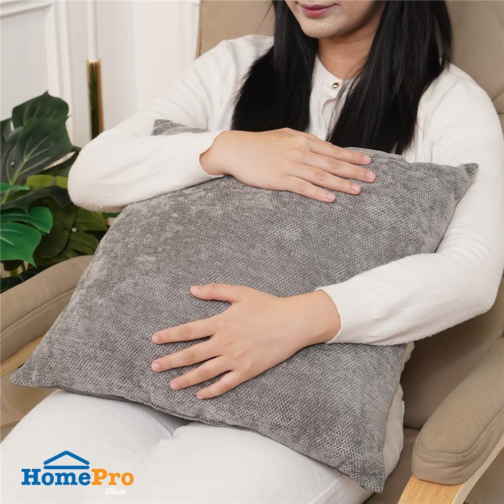 หมอนอิง HOME LIVING STYLE FEW 18x18 นิ้ว สีเทา