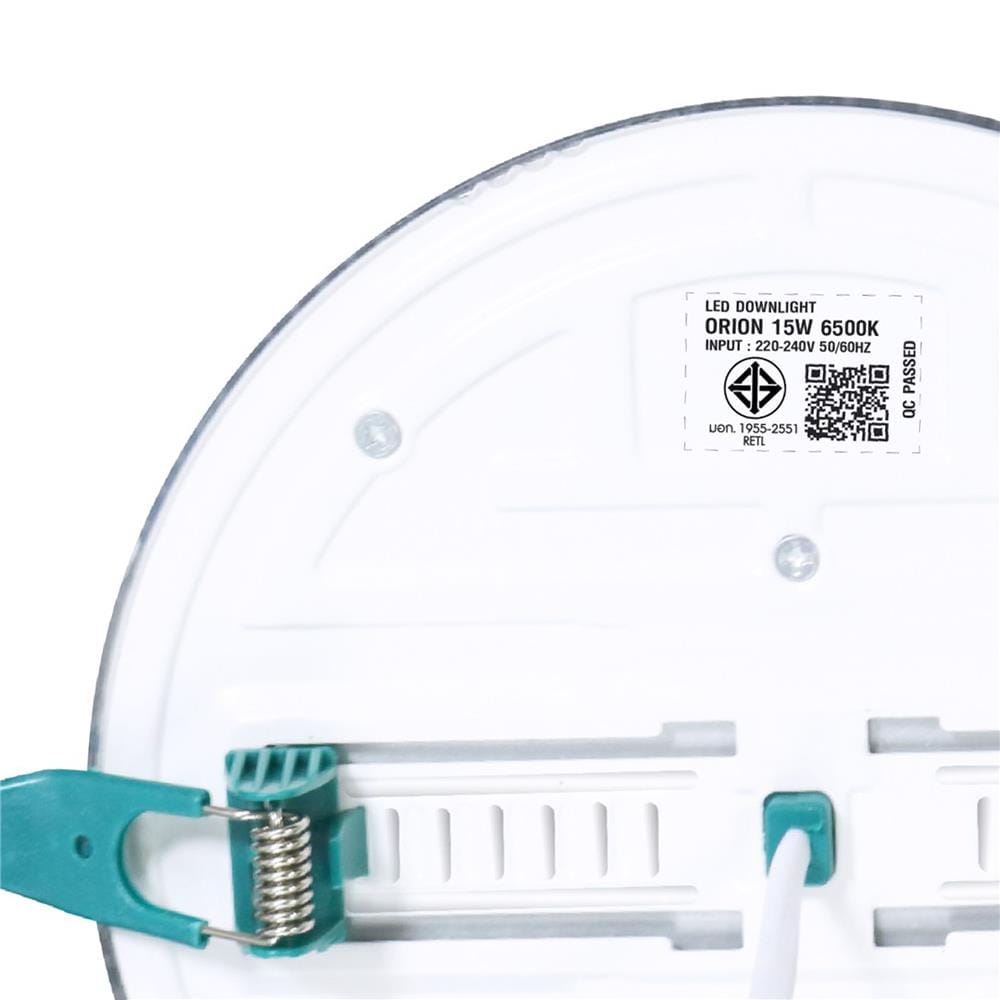 ดาวน์ไลท์ LED RACER DOWNLIGHT ORION 5 นิ้ว 15 วัตต์ DAYLIGHT สีขาว
