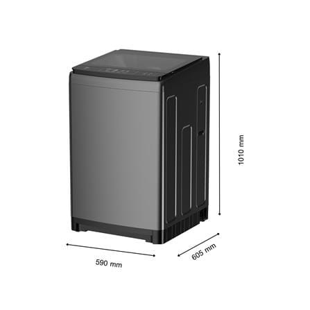 เครื่องซักผ้าฝาบน TCL WT142FTLG 14 กก. 670 RPM สีเทา_5