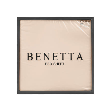 ชุดผ้าปูที่นอน 6 ฟุต (ชุด 3 ชิ้น) BENETTA LUMINA สี CREAM_4