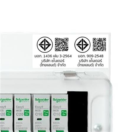 ชุดตู้คอนซูมเมอร์ยูนิต 6 ช่อง เมนกันดูด 50 แอมป์ SCHNEIDER EAZY9_3