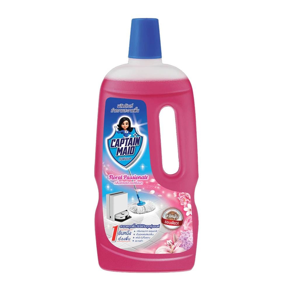 น้ำยาทำความสะอาดพื้น CAPTAIN MAID 900 มล. FLORAL PASSIONATE