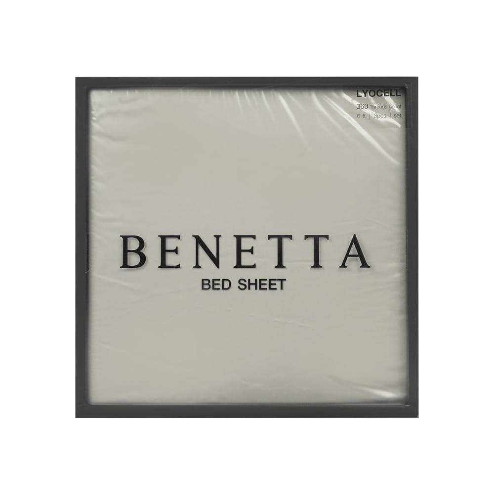 ชุดผ้าปูที่นอน 6 ฟุต (ชุด 3 ชิ้น) BENETTA LUMINA สี GREEN