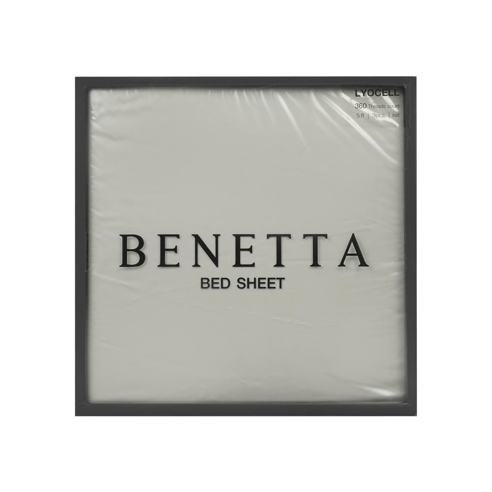 ชุดผ้าปูที่นอน 5 ฟุต (ชุด 3 ชิ้น) BENETTA LUMINA สี GREEN