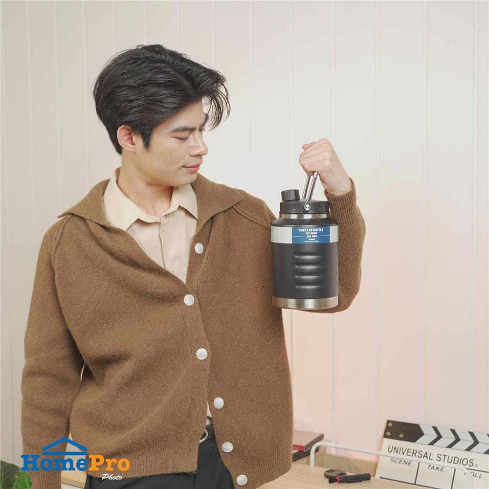 กระติกสุญญากาศ HOMEPRO URBAN CAMP สีดำ 1.5 ลิตร