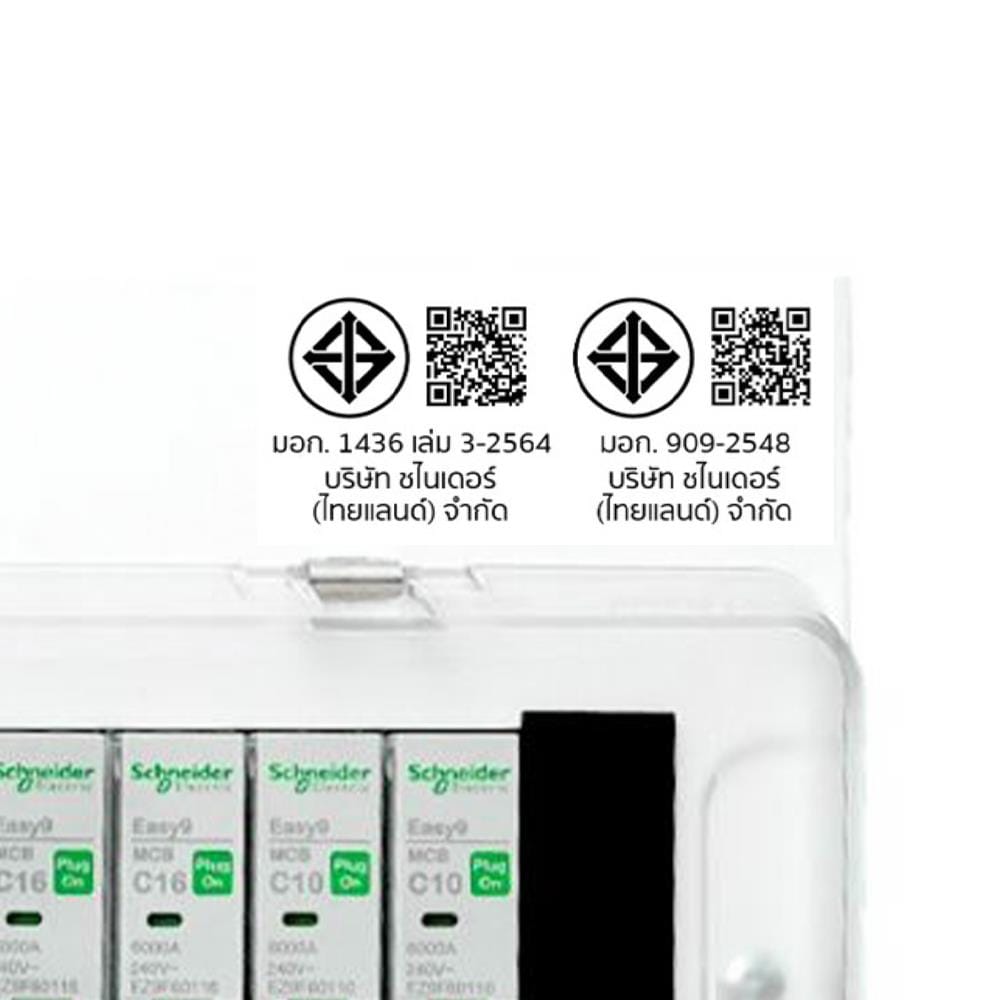 ชุดตู้คอนซูมเมอร์ยูนิต 10 ช่อง เมนกันดูด 63 แอมป์ SCHNEIDER EAZY9