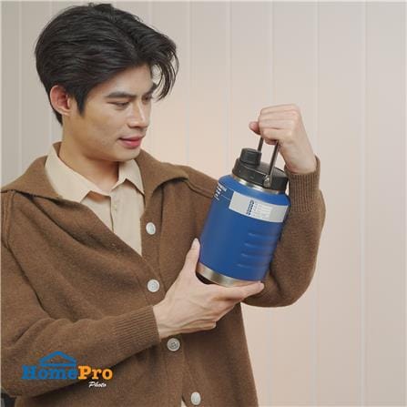 กระติกสุญญากาศ HOMEPRO URBAN CAMP สีน้ำเงิน 1.5 ลิตร_5